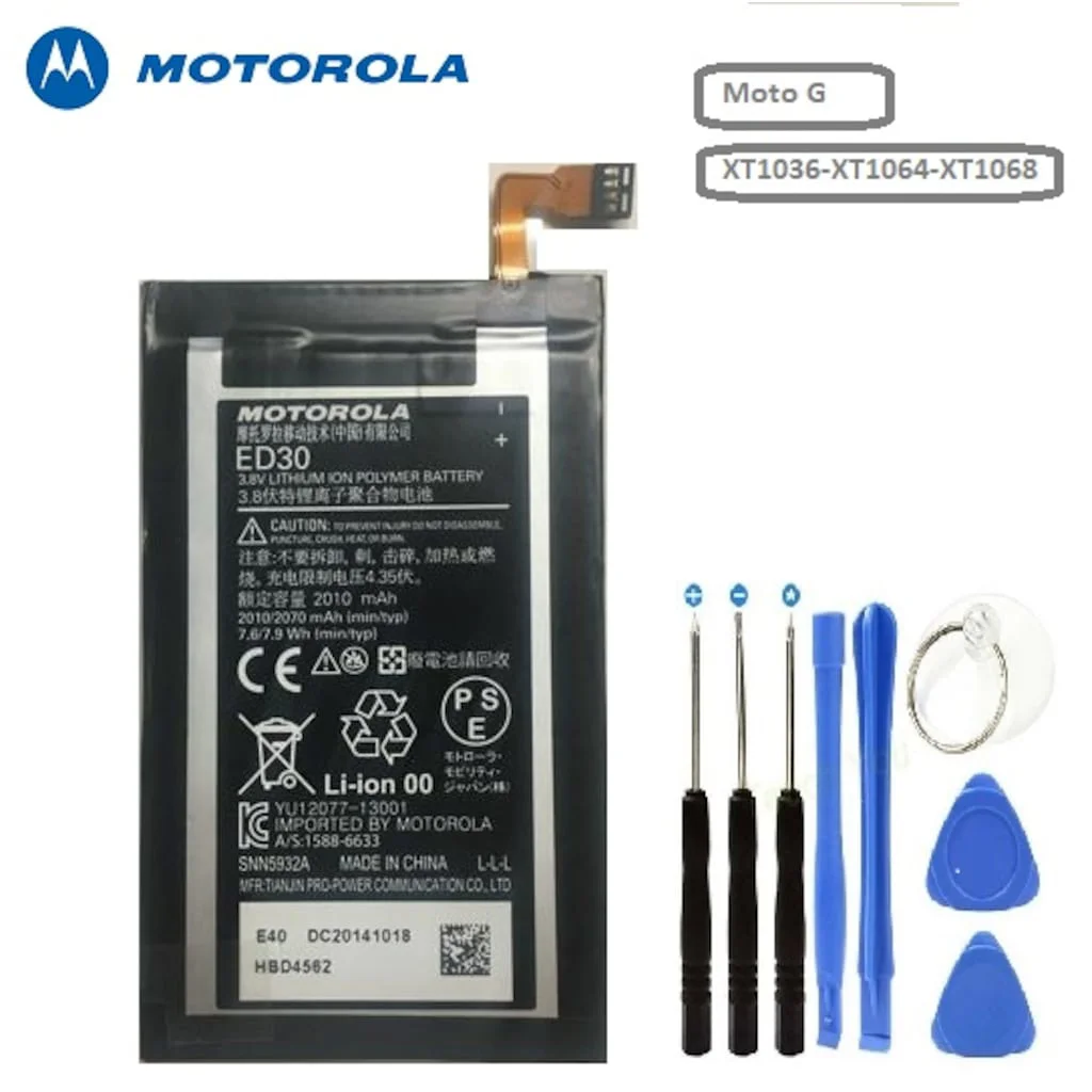Motorola Moto G Ed30 G2 Xt1036-Xt1064-Xt1068 Batarya Pil ve Tamir
