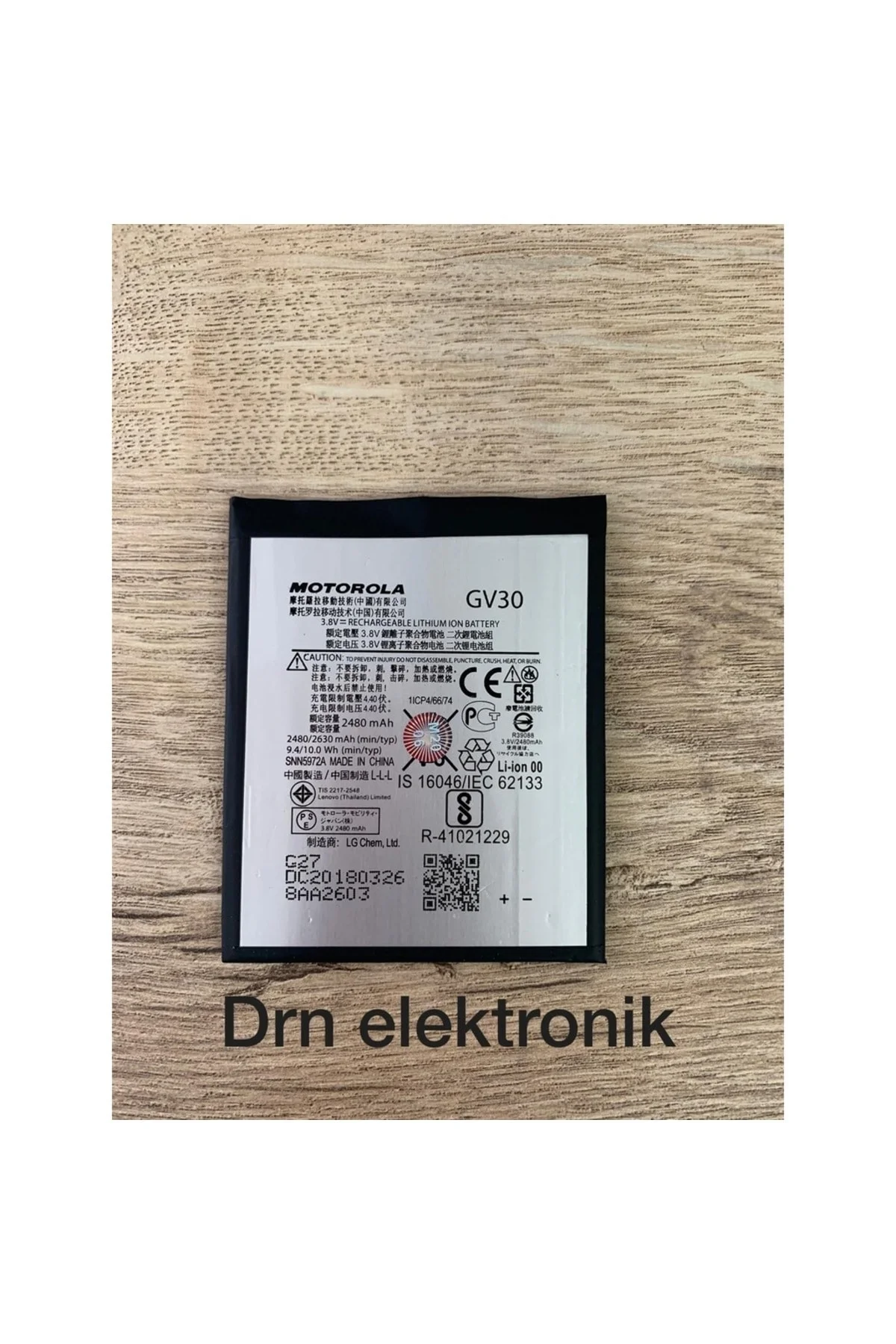 Motorola Moto Z Xt1650 Gv30 Batarya Pil