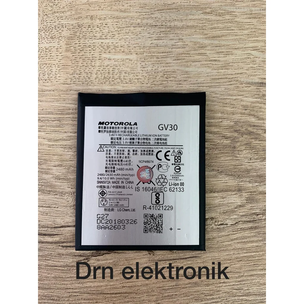 Motorola Moto Z Xt1650 Gv30 Batarya Pil