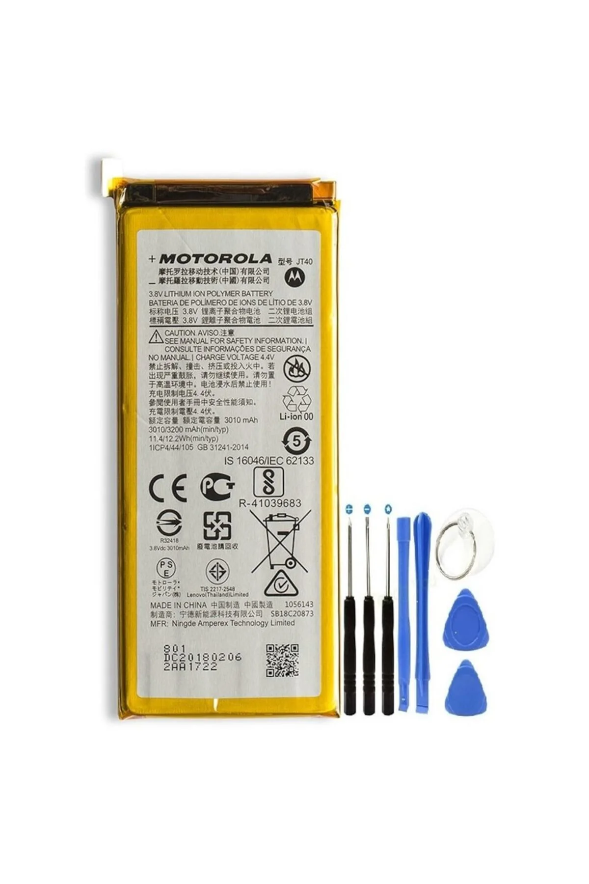 Motorolla G6 Plus Pil Batarya Jt40+tamir Set Motorolla G6 Plus Pil Batarya Jt40+tamir Set