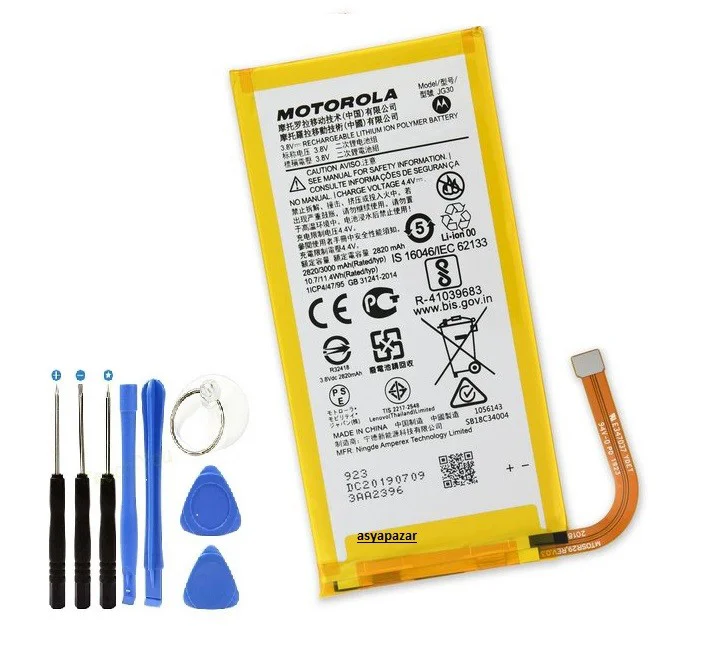 Motorolla G7 XT1962 Pil Batarya ve Tamir Seti JG30 2820 mAh Fiyatı, Yorumları ve Özellikleri
