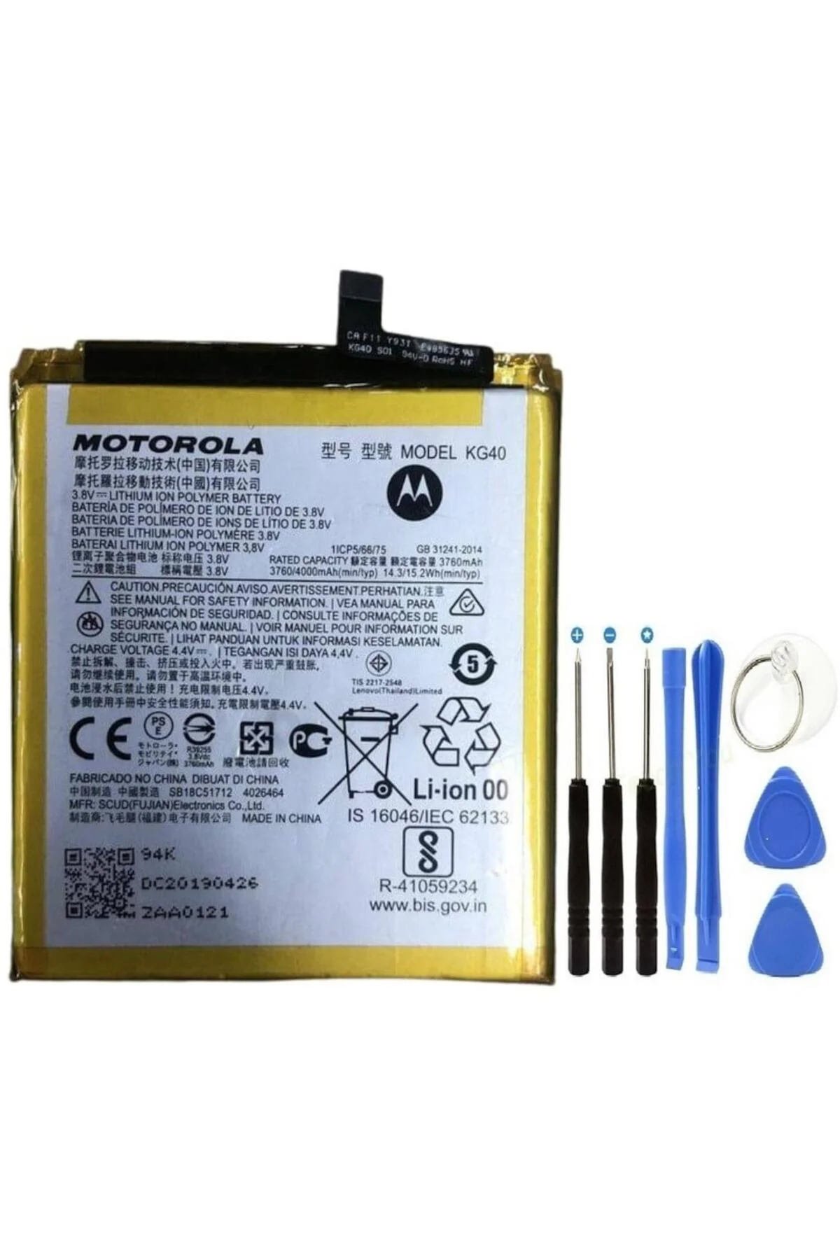 Motorolla G8 Play Pil Batarya Kg40+tamir Set