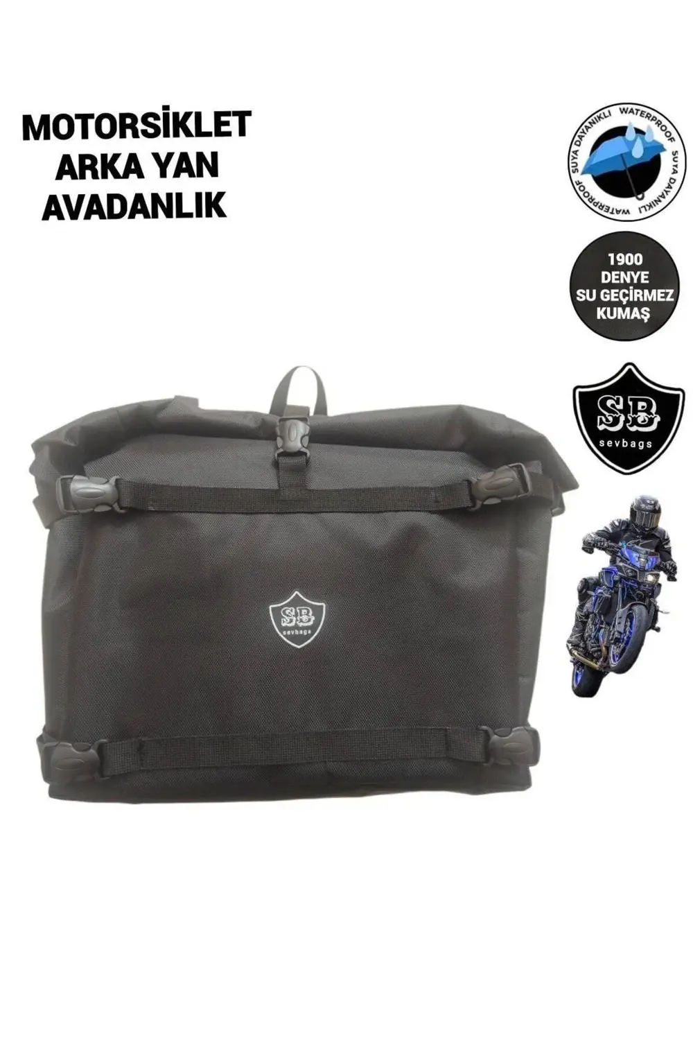 MOTORSİKLET ARKA YAN AVADANLIK ÇANTALARI