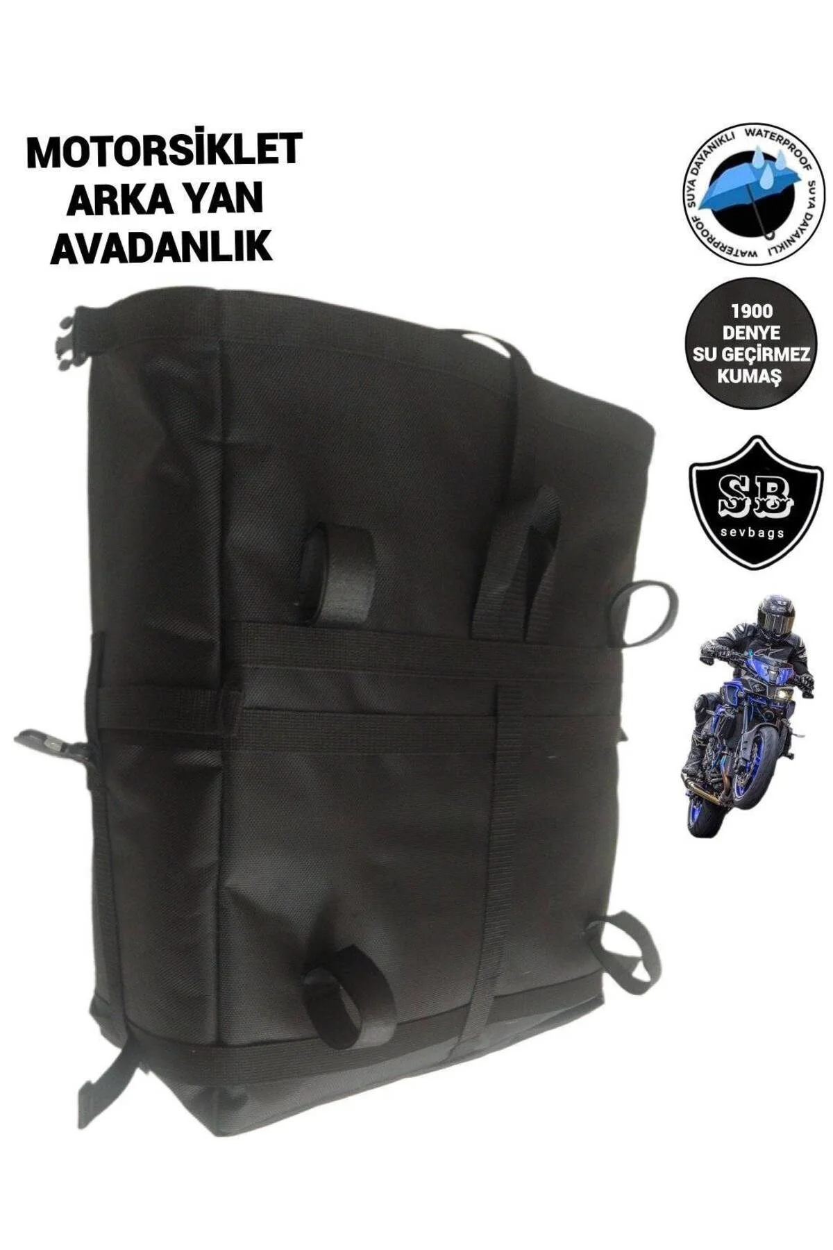 MOTORSİKLET ARKA YAN AVADANLIK ÇANTALARI