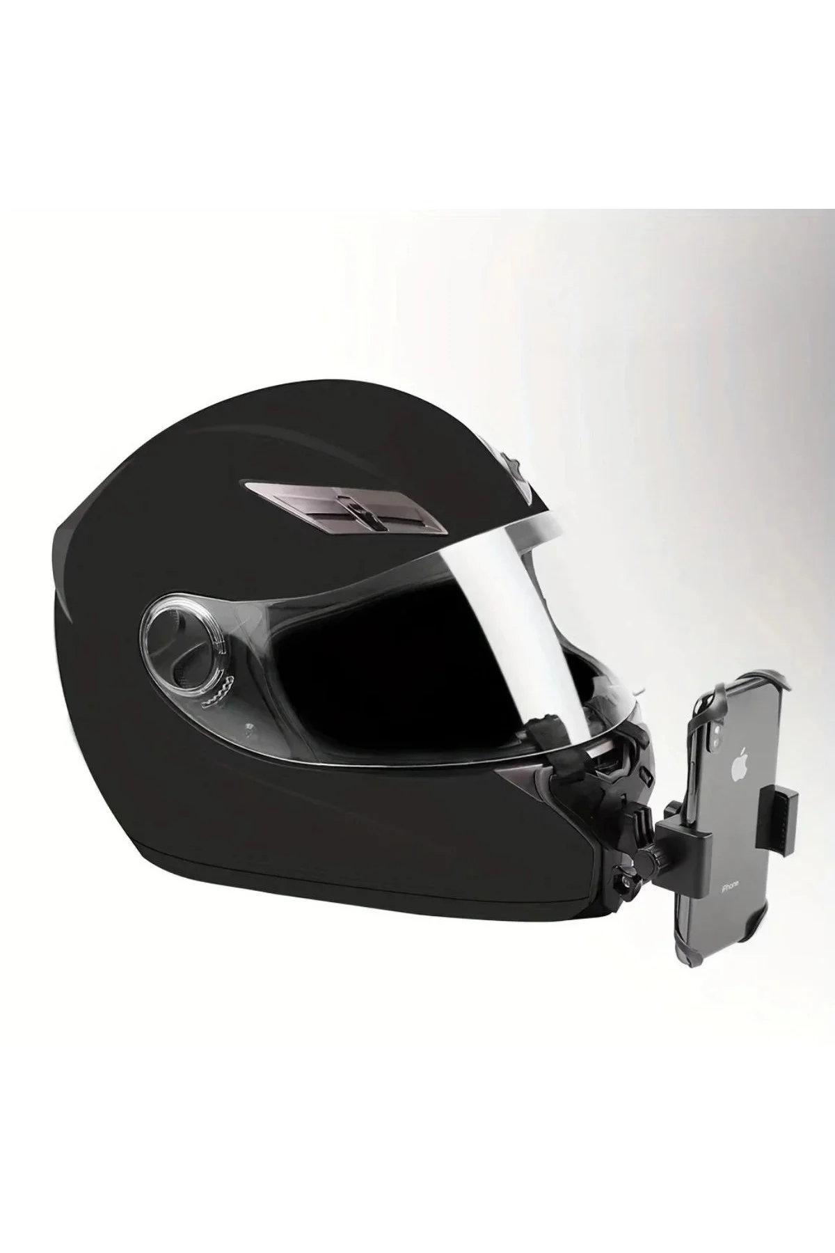 Motorsiklet Kask Önü Takılan Telefon Tutucu Aksiyon Kamerası Takılabilen Aparat- KASK DEĞİLDİR - SAD