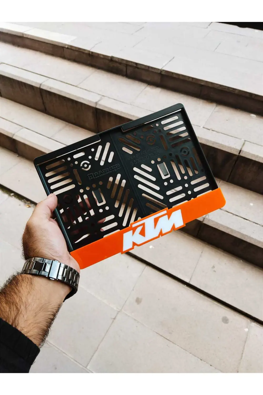 Motorsiklet Plakalık KTM Lazer Kesim Pleksi plakalık | kişiye öze