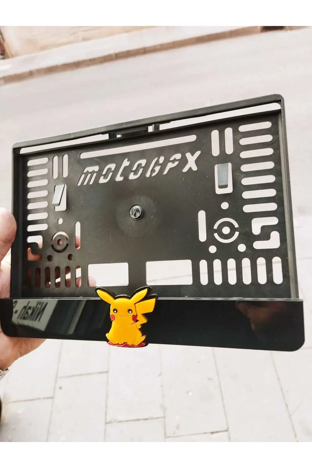 Motorsiklet Plakalık Lazer Kesim Pleksi | Isimli Plakalık | Kişiy