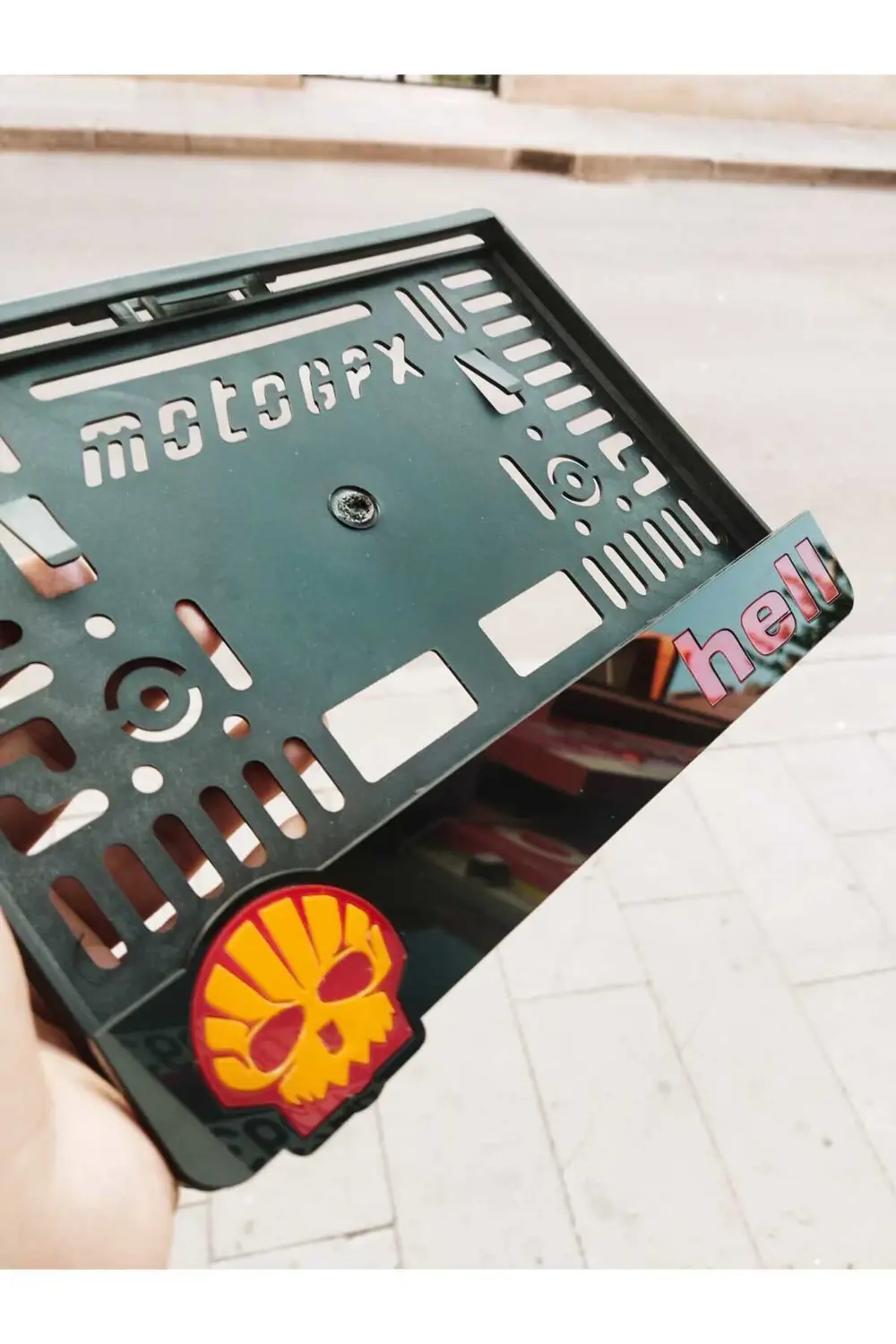 Motorsiklet Plakalık Lazer Kesim Pleksi | Isimli Plakalık| Kişiye