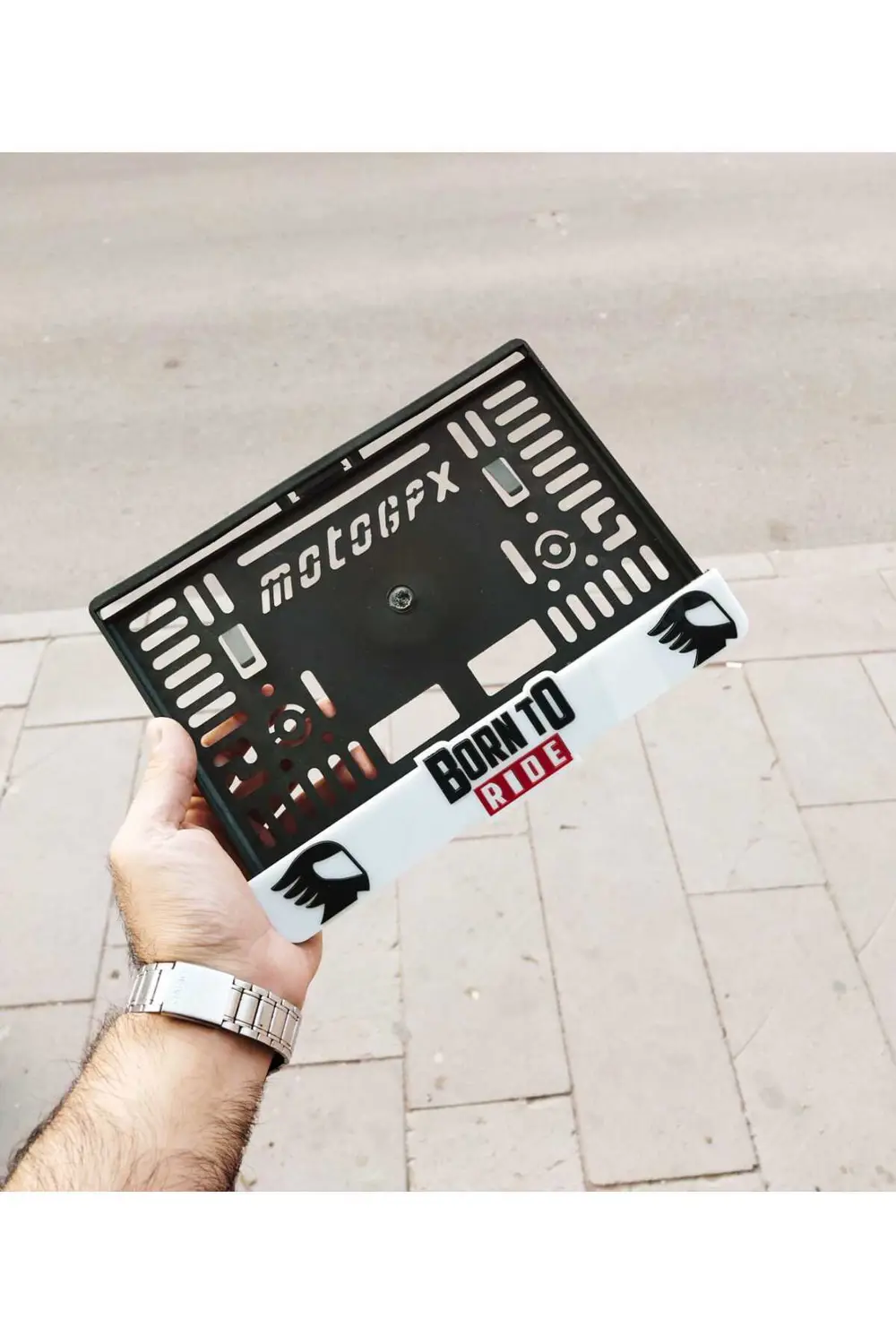 Motorsiklet Plakalık Lazer Kesim Pleksi | Isimli Plakalık | Kişiy