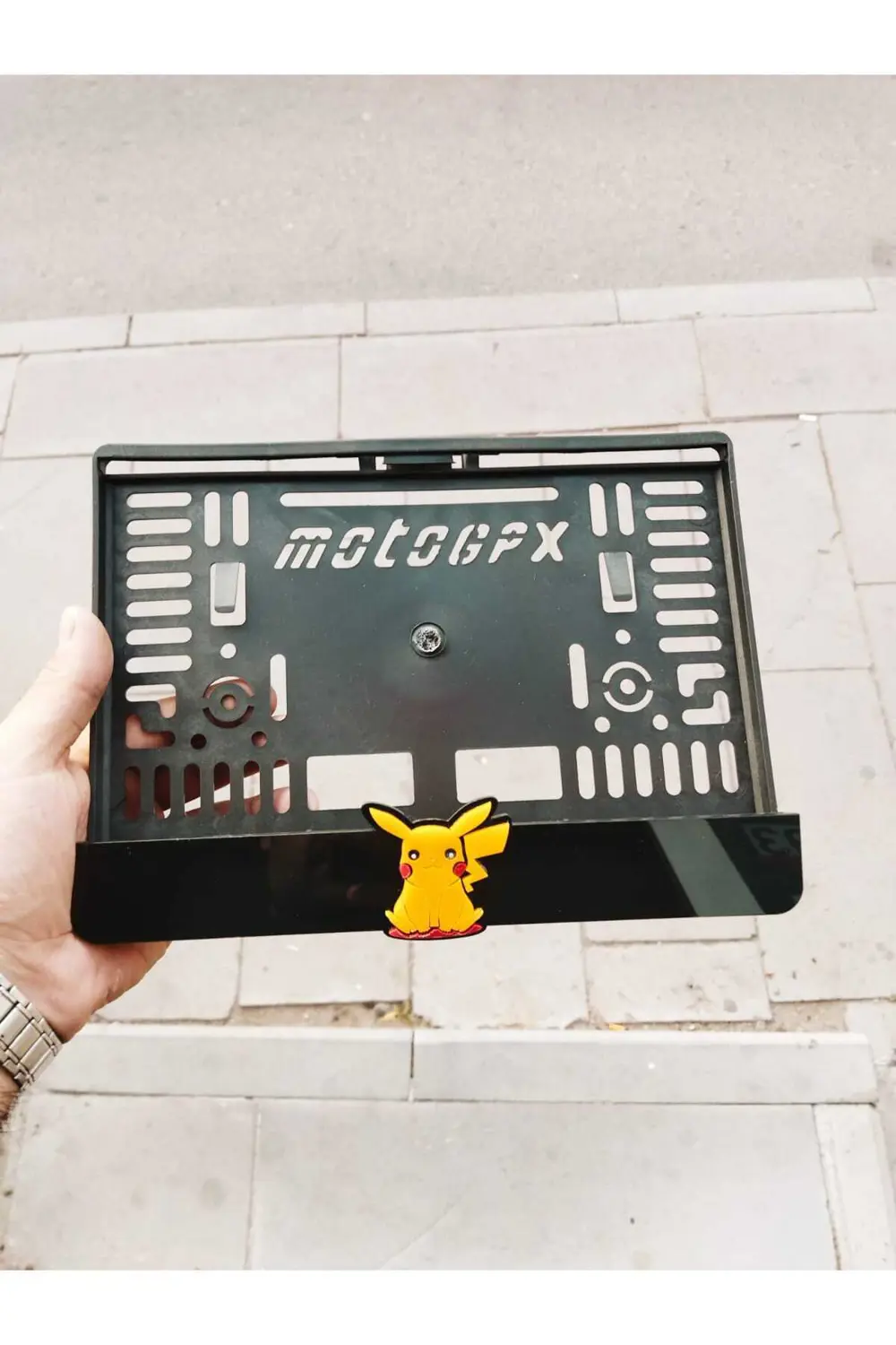 Motorsiklet Plakalık Lazer Kesim Pleksi | Isimli Plakalık | Kişiy