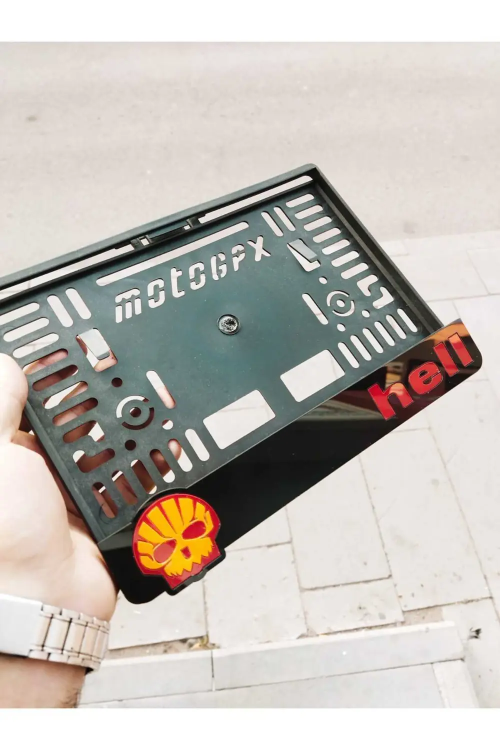 Motorsiklet Plakalık Lazer Kesim Pleksi | Isimli Plakalık| Kişiye