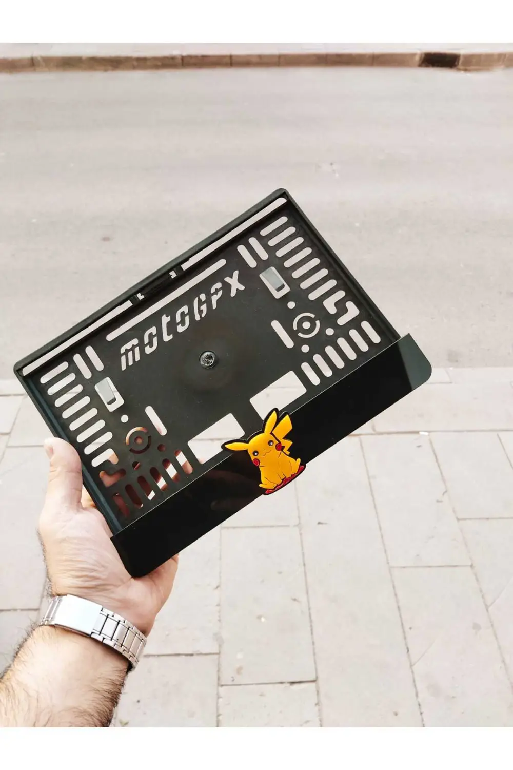 Motorsiklet Plakalık Lazer Kesim Pleksi | Isimli Plakalık | Kişiy