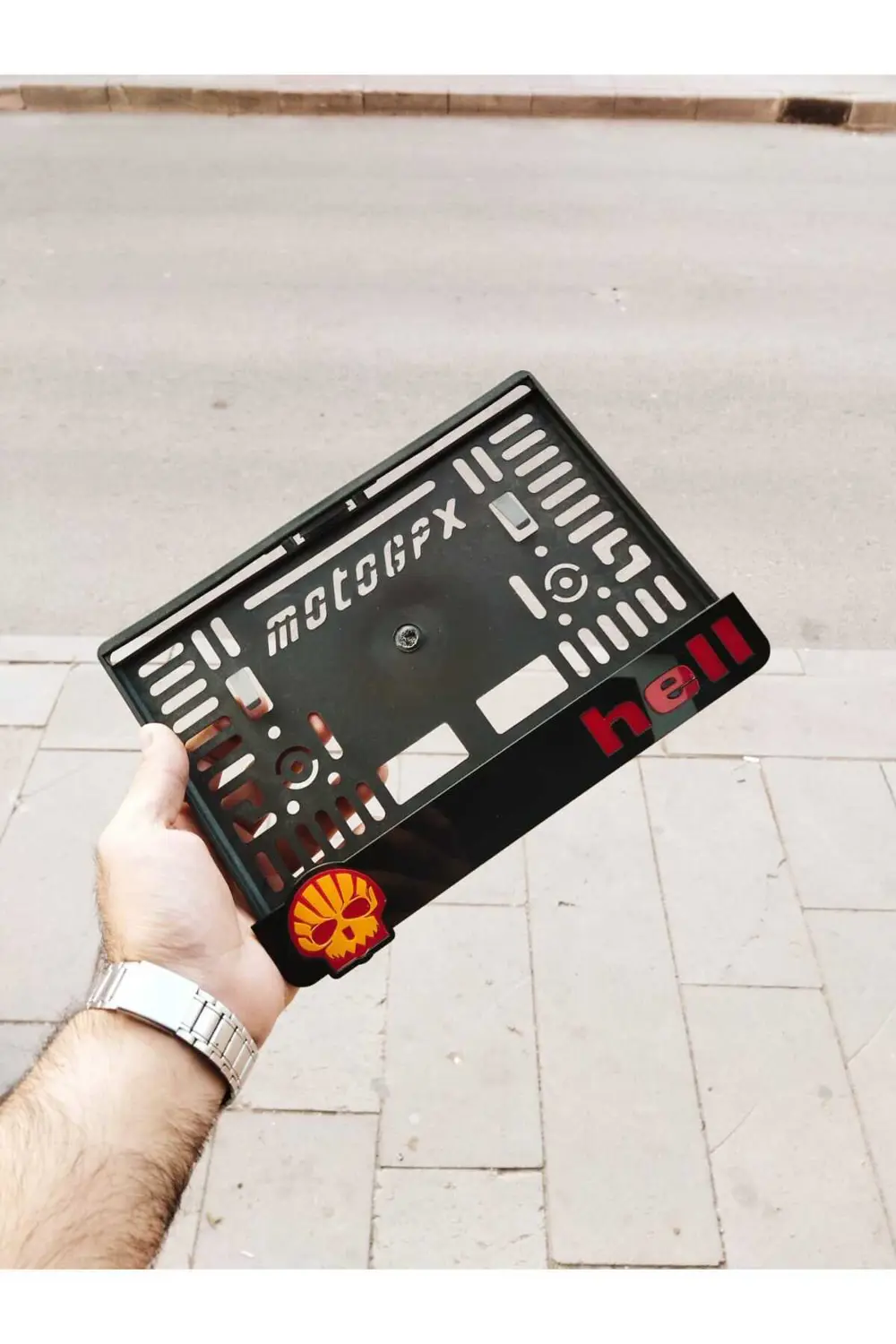 Motorsiklet Plakalık Lazer Kesim Pleksi | Isimli Plakalık| Kişiye