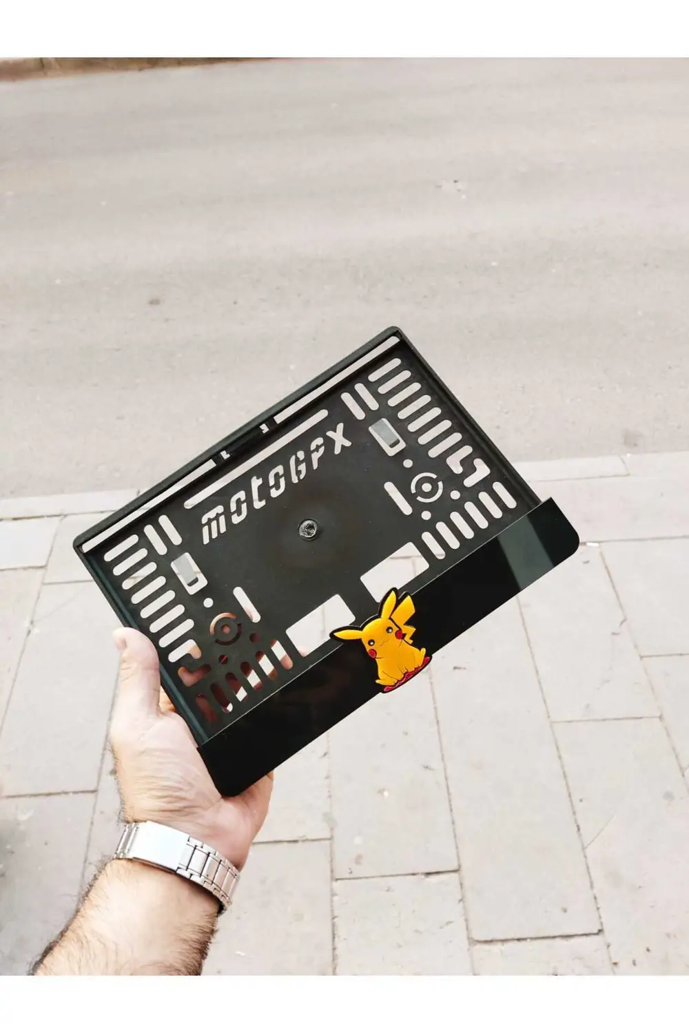 Motorsiklet Plakalık Lazer Kesim Pleksi | Isimli Plakalık | Kişiy