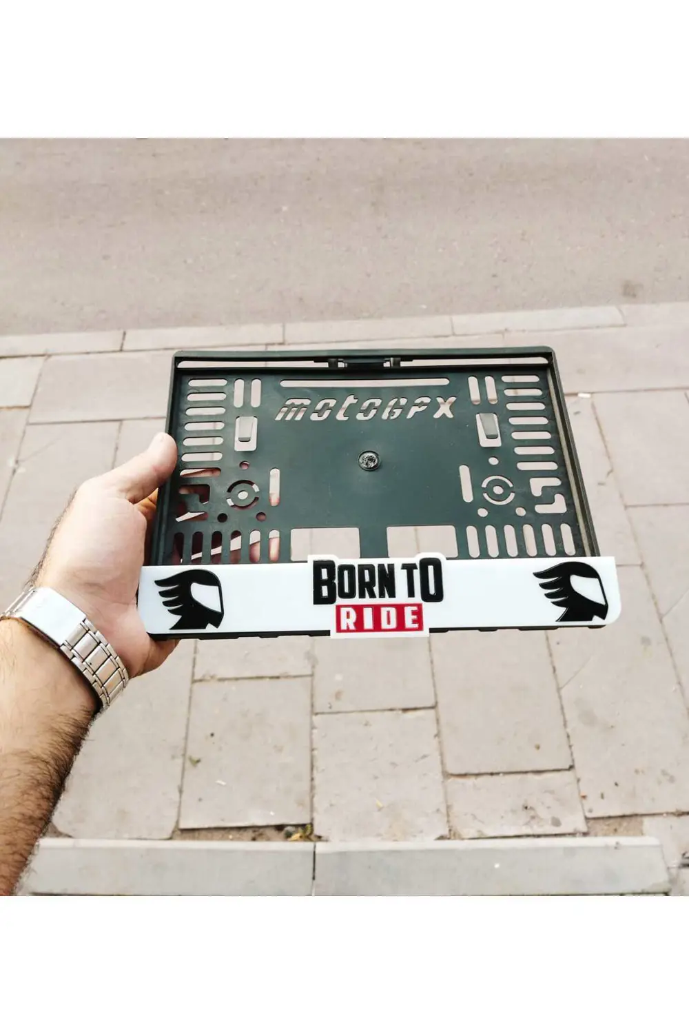 Motorsiklet Plakalık Lazer Kesim Pleksi | Isimli Plakalık | Kişiy