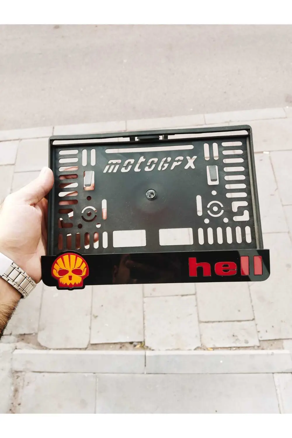 Motorsiklet Plakalık Lazer Kesim Pleksi | Isimli Plakalık| Kişiye