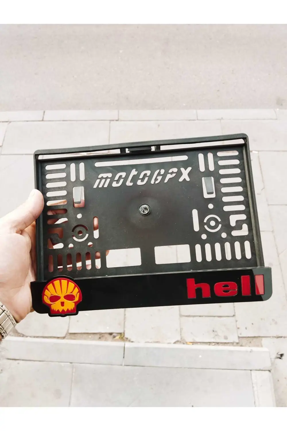 Motorsiklet Plakalık Lazer Kesim Pleksi | Isimli Plakalık| Kişiye