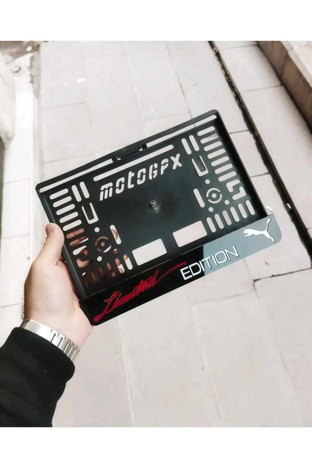 Motorsiklet Plakalık Lazer Kesim Pleksi Limited Edition | motor p