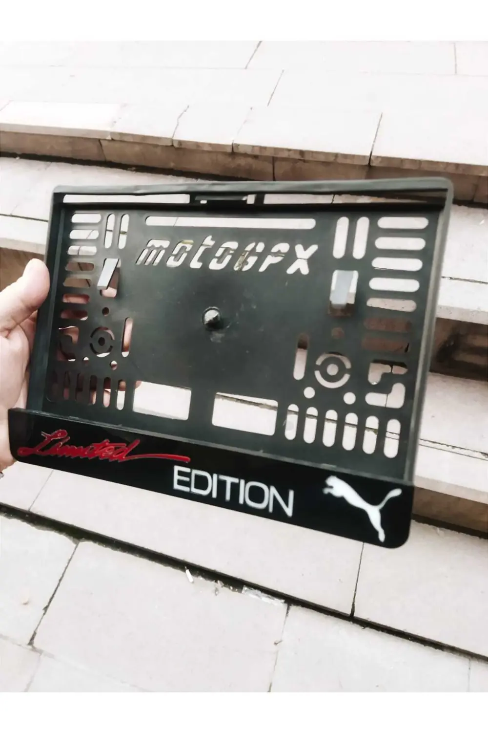 Motorsiklet Plakalık Lazer Kesim Pleksi Limited Edition | motor p
