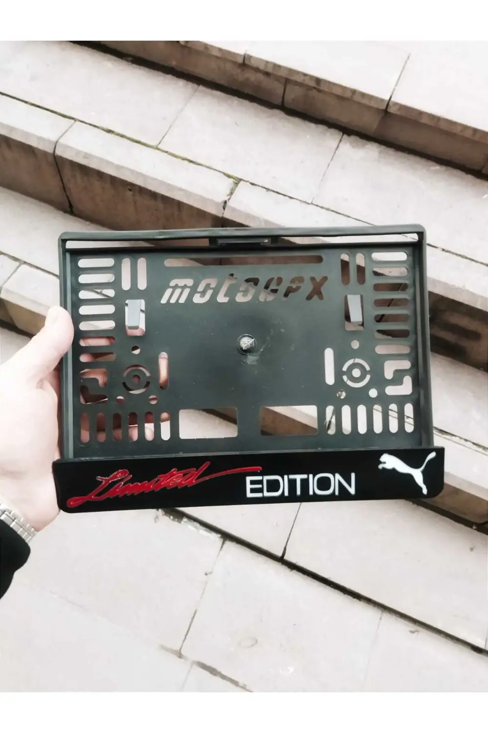 Motorsiklet Plakalık Lazer Kesim Pleksi Limited Edition | motor p