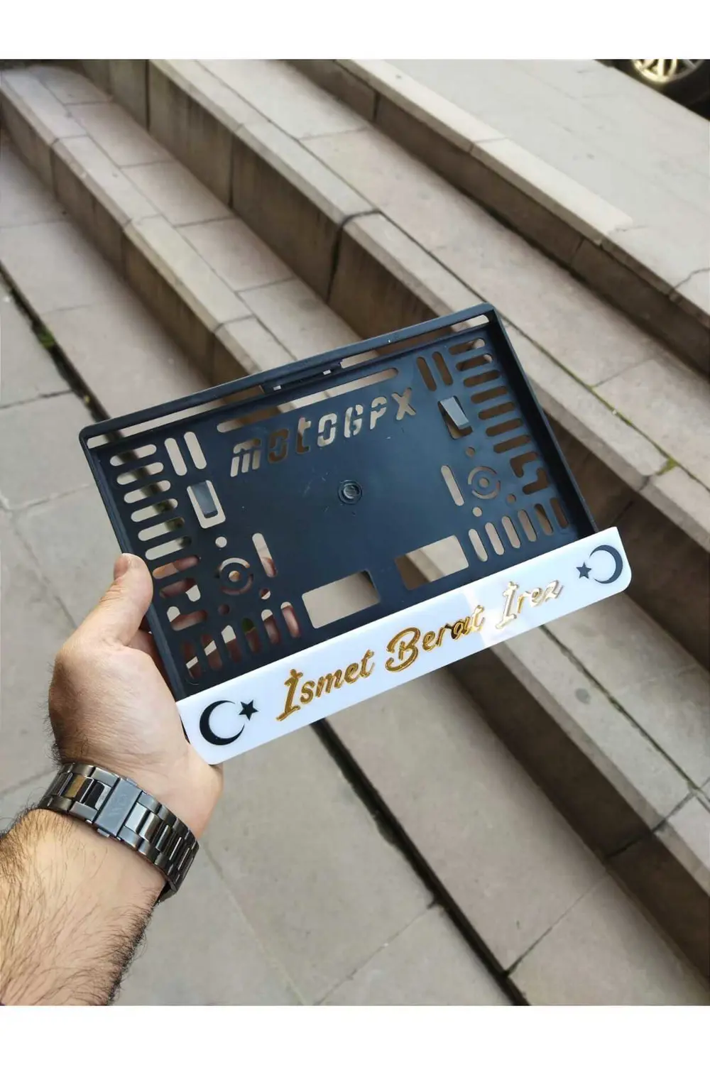 Motorsiklet Plakalık Lazer Kesim Pleksi | motor plakalık | kişiye