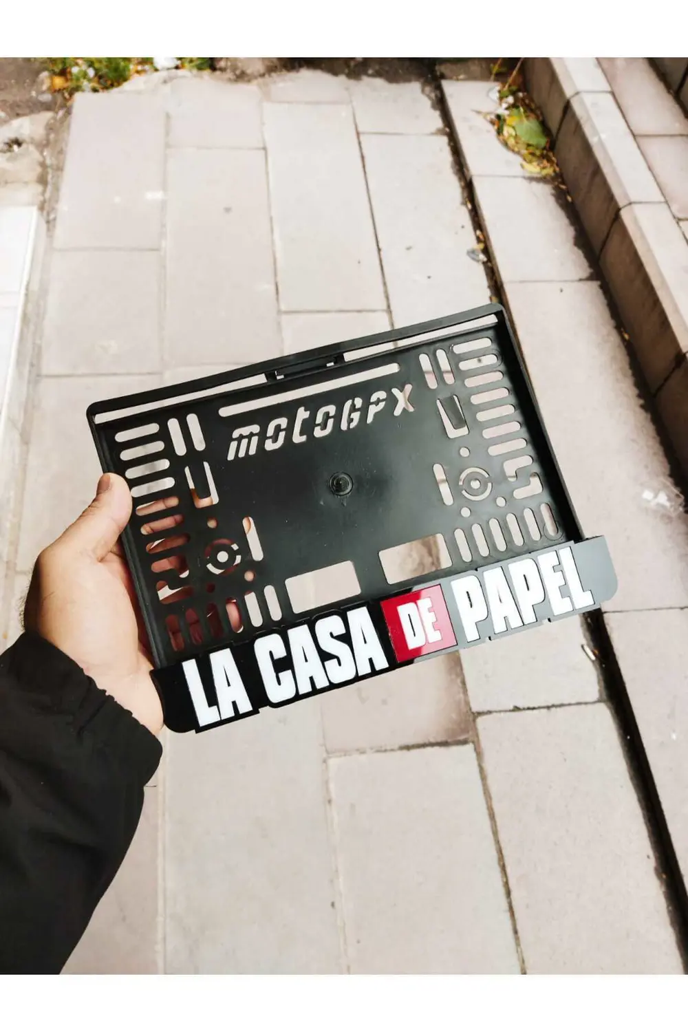 Motorsiklet Plakalık Lazer Kesim Pleksi / Motor Plakalık | Isimli