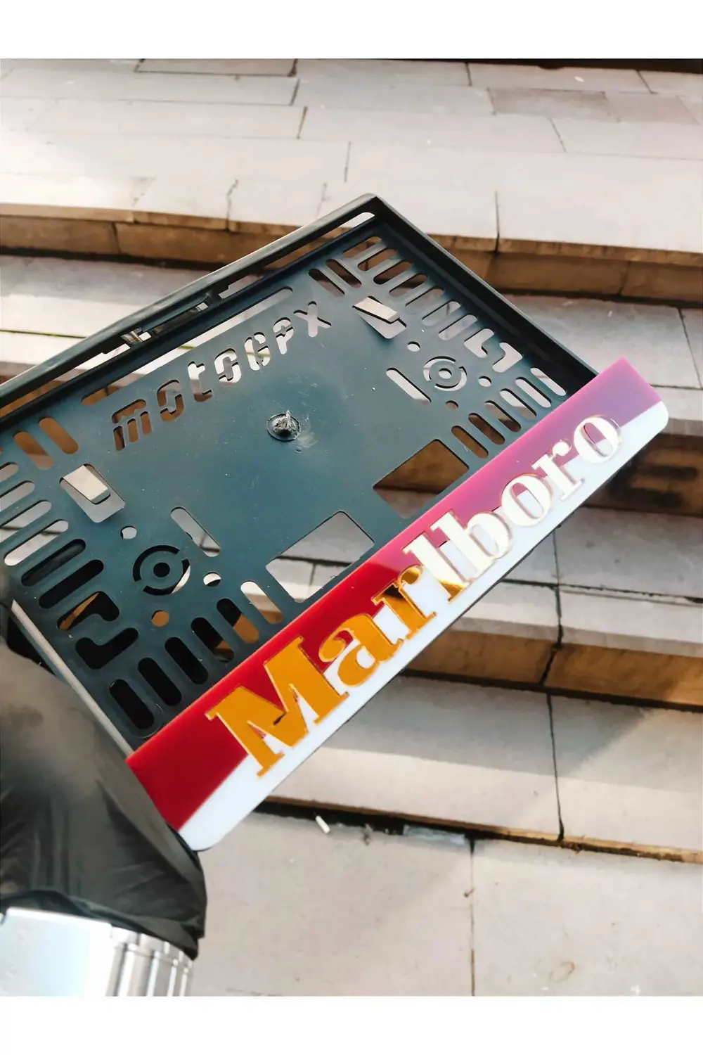Motorsiklet Plakalık Lazer Kesim Pleksi | motor plakalık