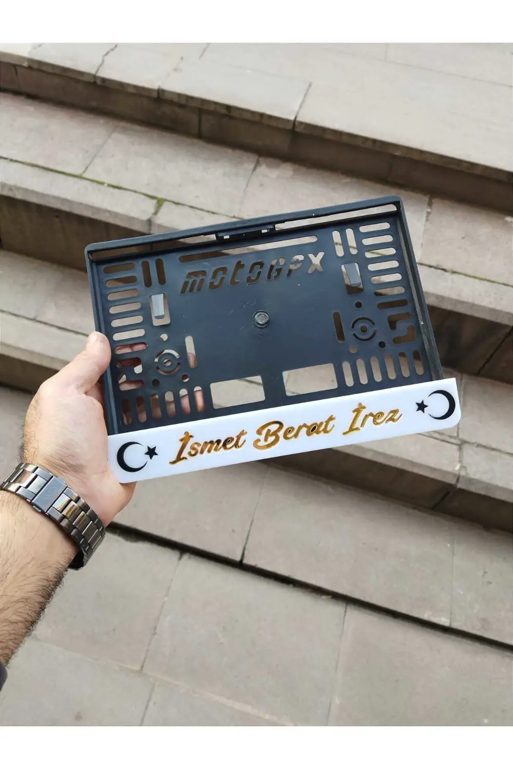 Motorsiklet Plakalık Lazer Kesim Pleksi | motor plakalık | kişiye