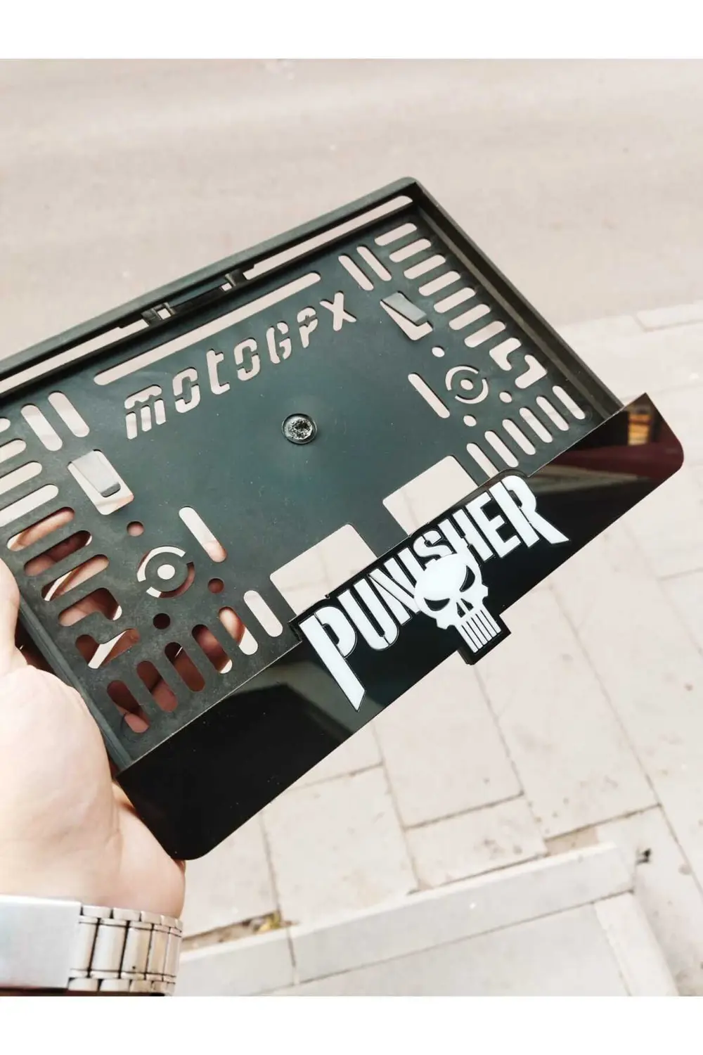 MOTORSİKLET PLAKALIK LAZER KESİM PLEKSİ