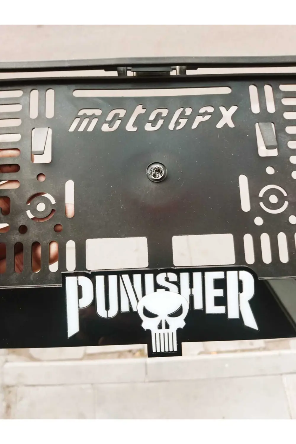 MOTORSİKLET PLAKALIK LAZER KESİM PLEKSİ