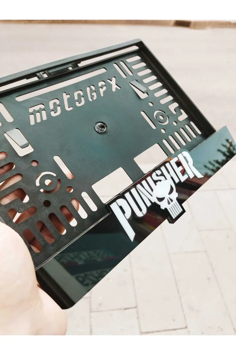 MOTORSİKLET PLAKALIK LAZER KESİM PLEKSİ