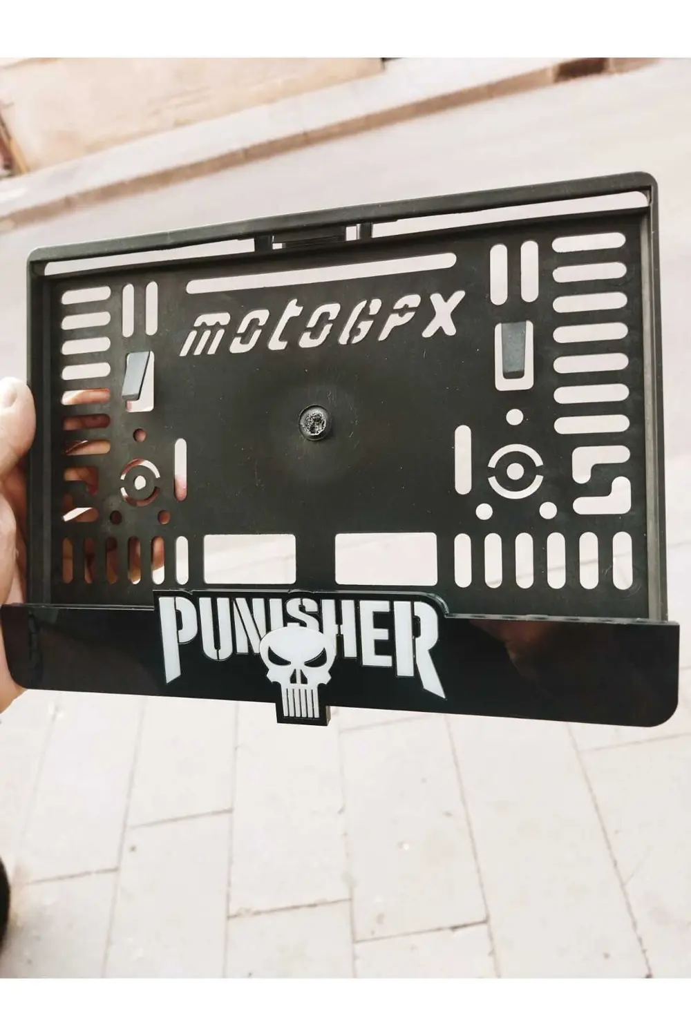 MOTORSİKLET PLAKALIK LAZER KESİM PLEKSİ