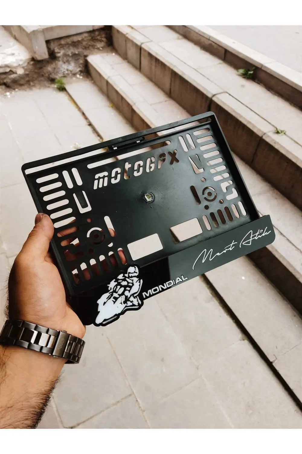 Motorsiklet Plakalık Mondial Lazer Kesim Pleksi plakalık | kişiye