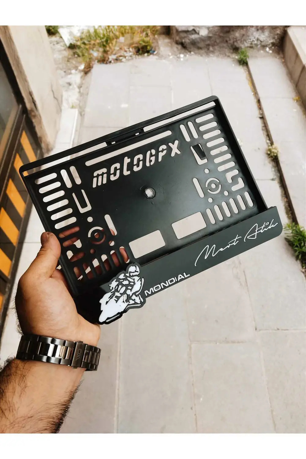 Motorsiklet Plakalık Mondial Lazer Kesim Pleksi plakalık | kişiye