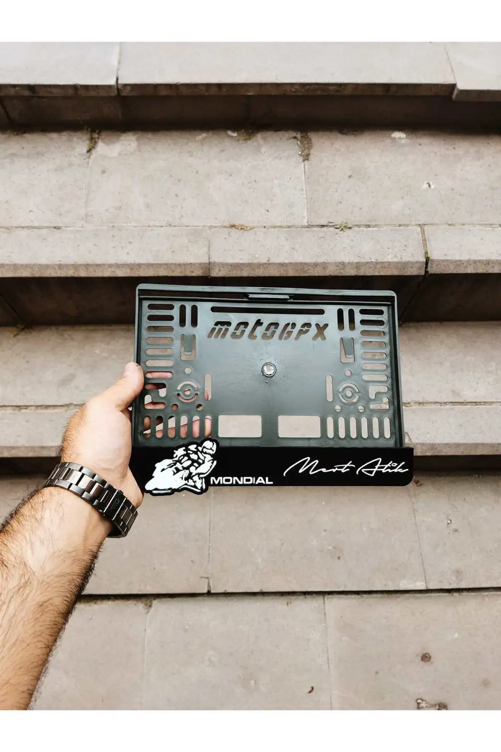 Motorsiklet Plakalık Mondial Lazer Kesim Pleksi plakalık | kişiye