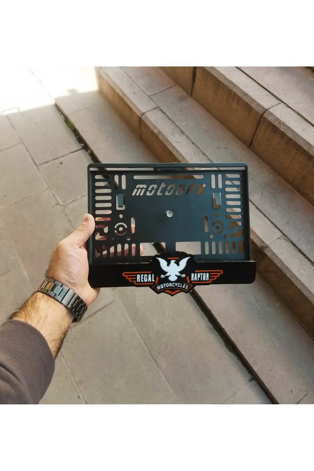 MOTORSİKLET PLAKALIK REGAL RAPTOR | MOTOR PLAKALIK | KİŞİYE ÖZEL 
