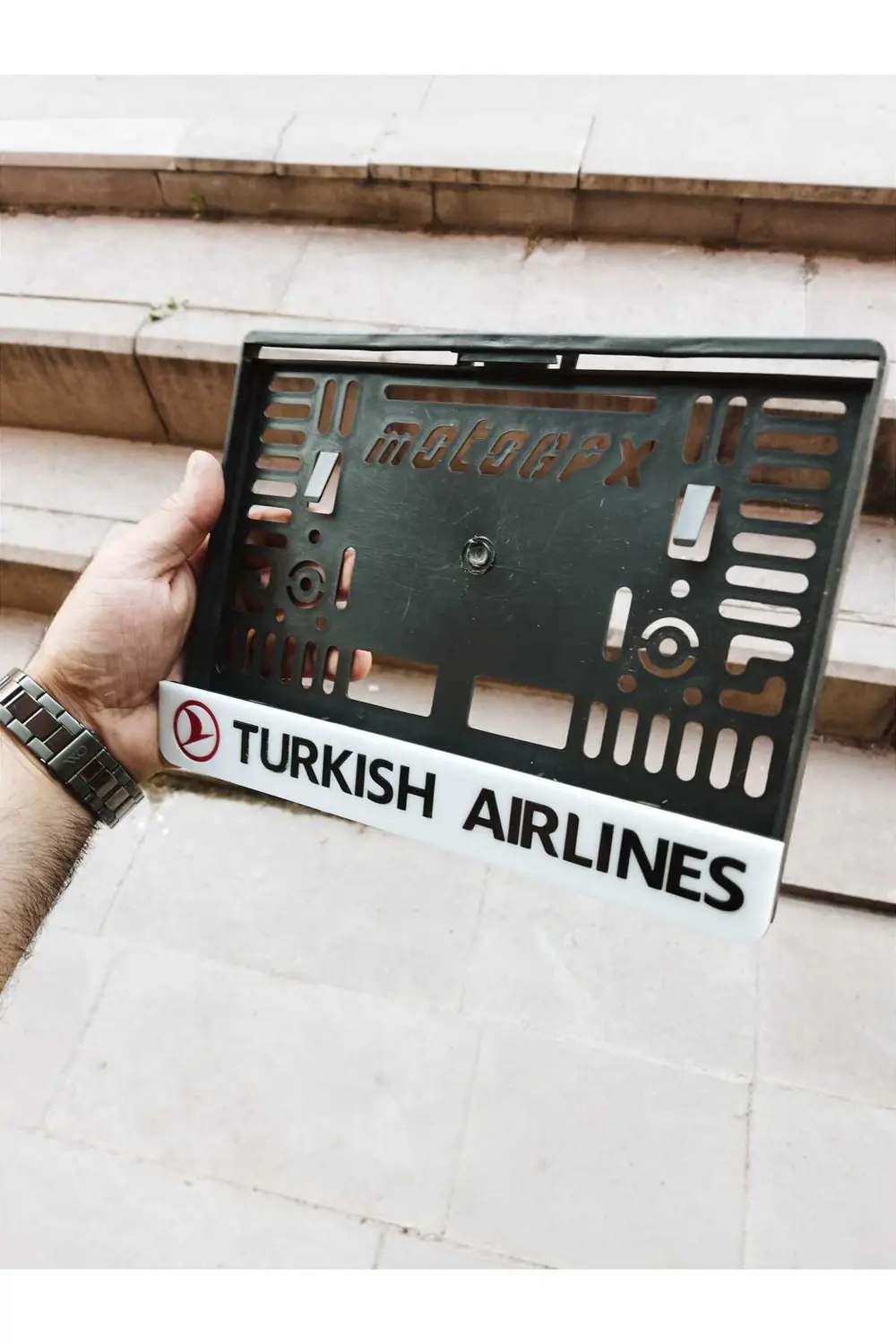 Motorsiklet Plakalık TURKISH aırlınes Lazer Kesim Pleksi plakalık