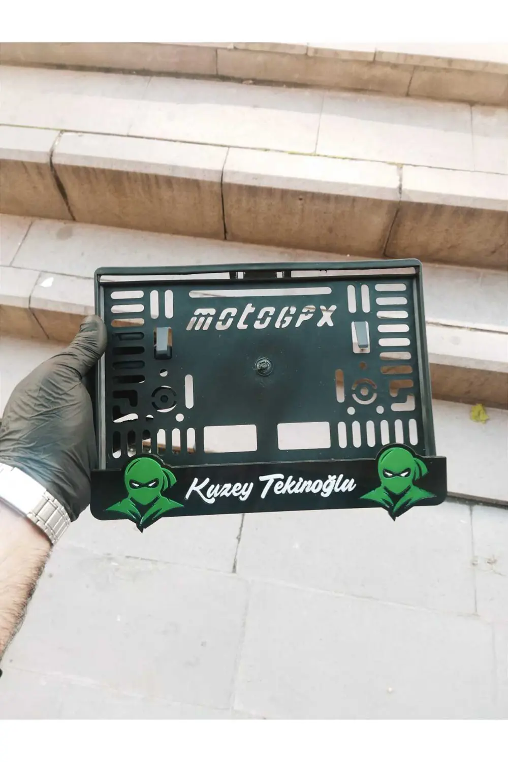 Motorsiklet Plakalık Uyumlu Lazer Kesim Pleksi / Nınja Plakalık /