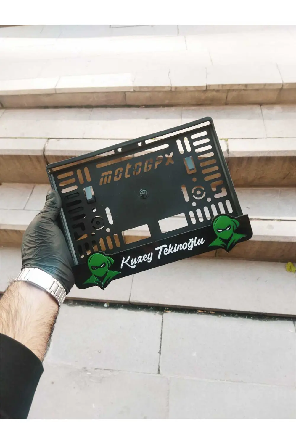 Motorsiklet Plakalık Uyumlu Lazer Kesim Pleksi / Nınja Plakalık /