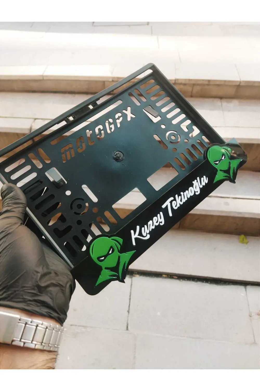 Motorsiklet Plakalık Uyumlu Lazer Kesim Pleksi / Nınja Plakalık /