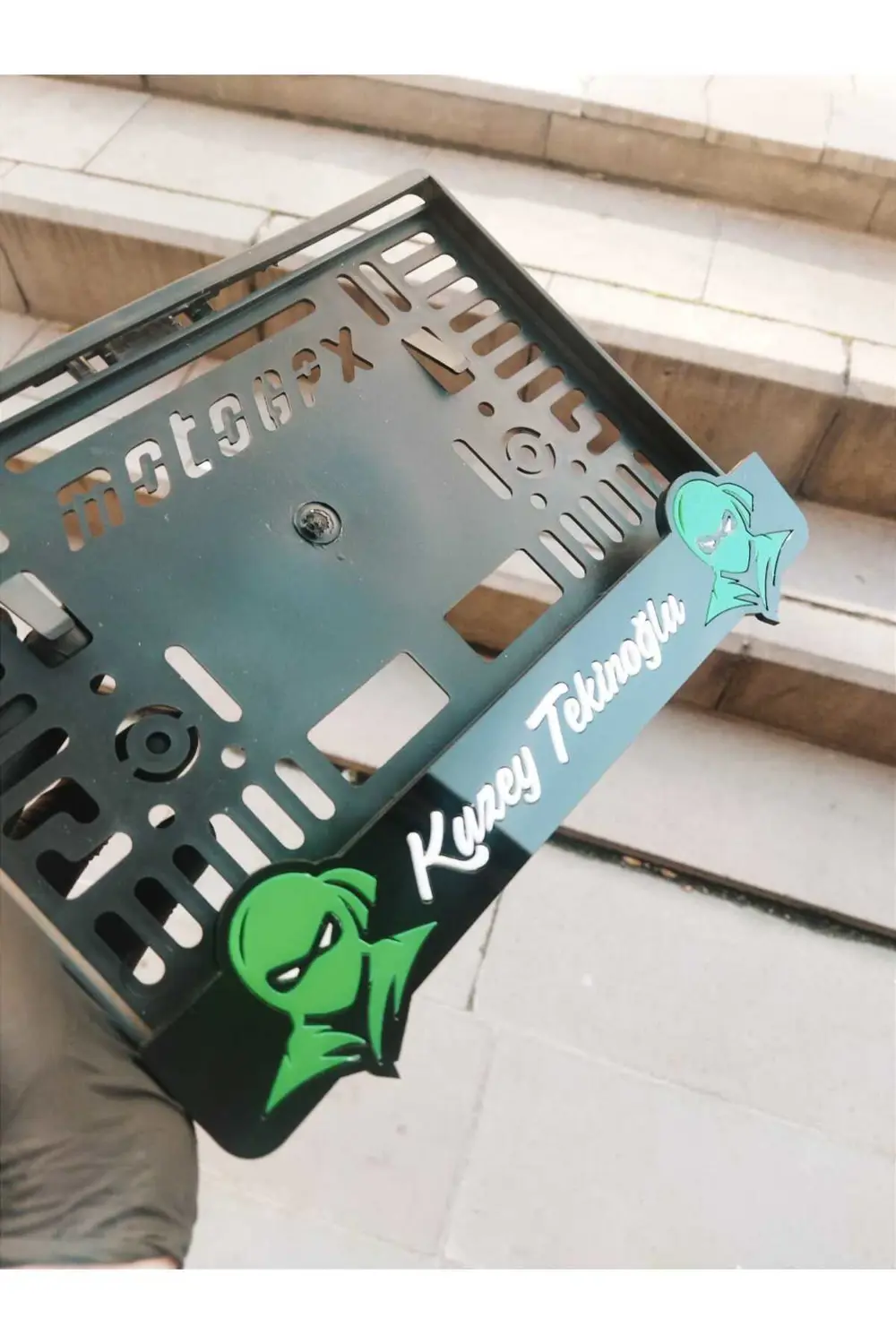 Motorsiklet Plakalık Uyumlu Lazer Kesim Pleksi / Nınja Plakalık /
