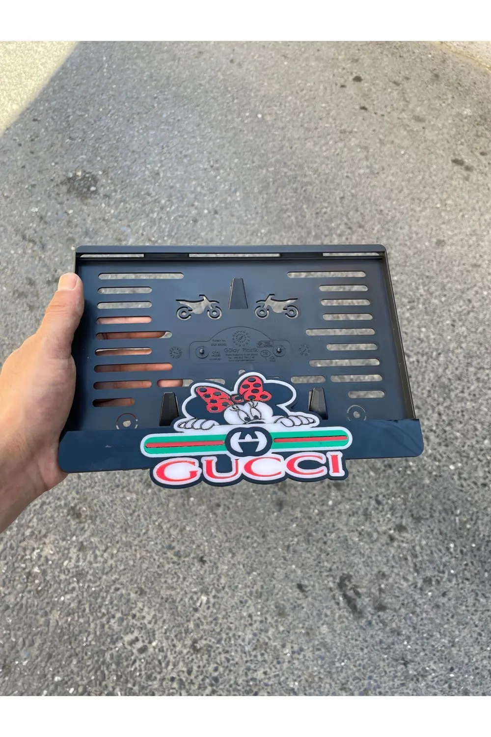 Motorsiklet Pleksi Plakalık