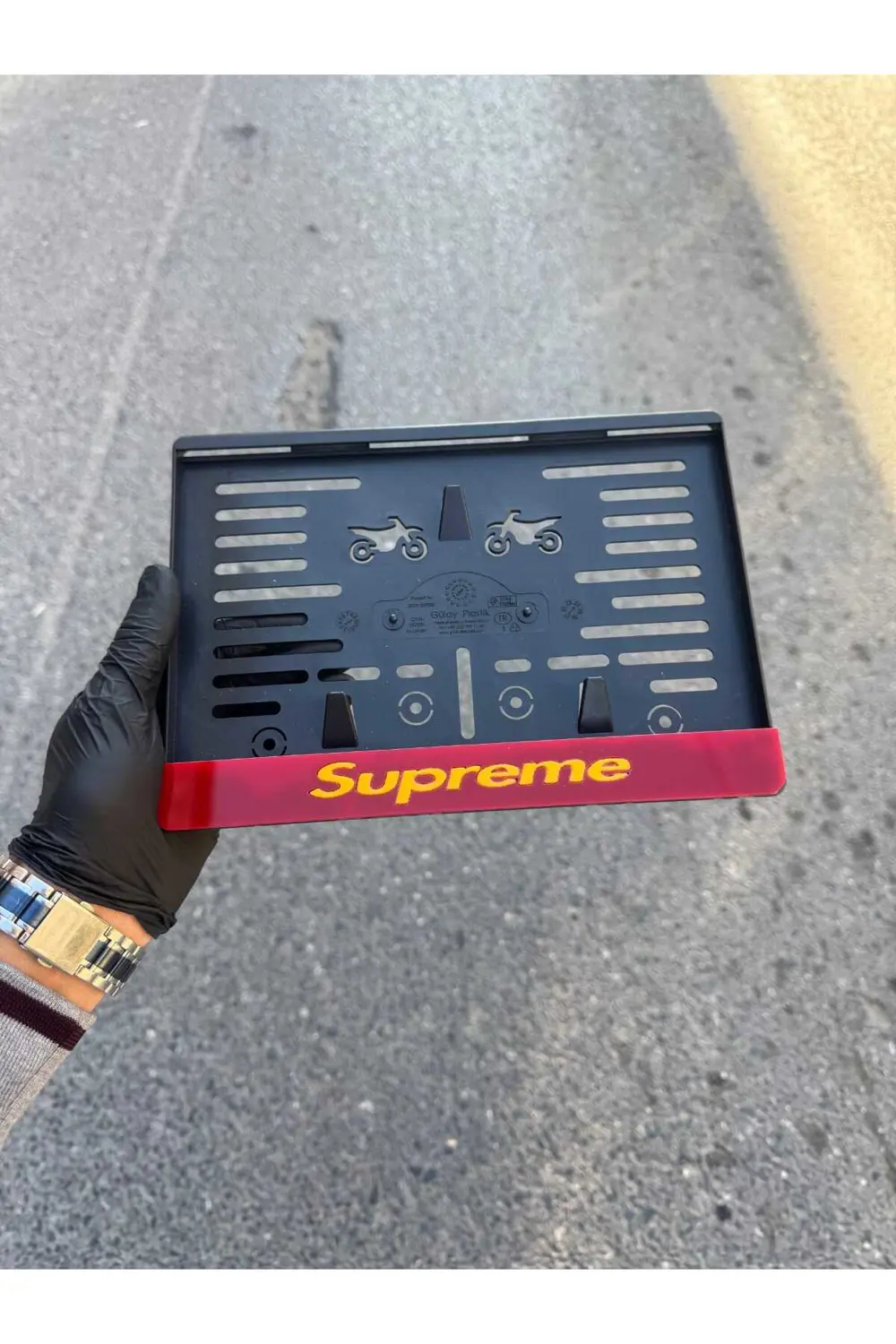 Motorsiklet Pleksi Plakalık