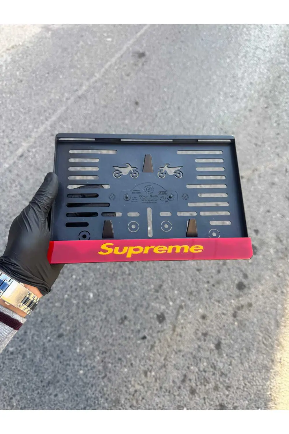 Motorsiklet Pleksi Plakalık