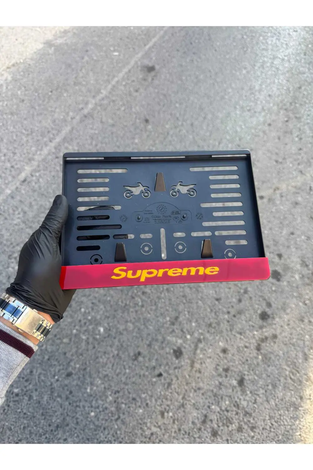 Motorsiklet Pleksi Plakalık