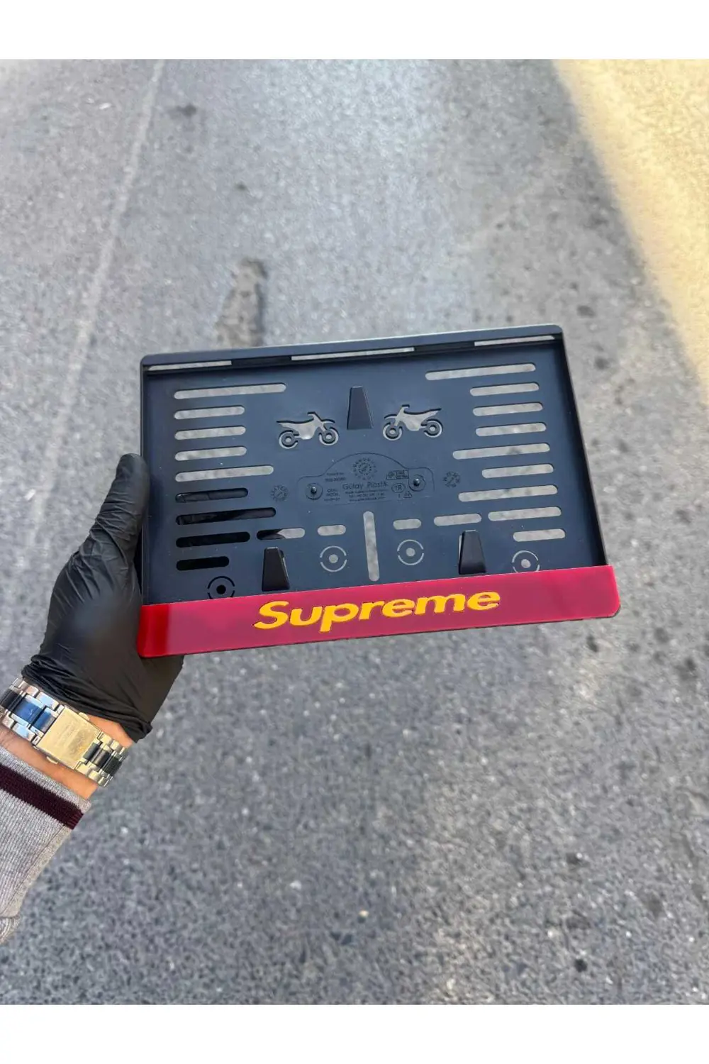 Motorsiklet Pleksi Plakalık
