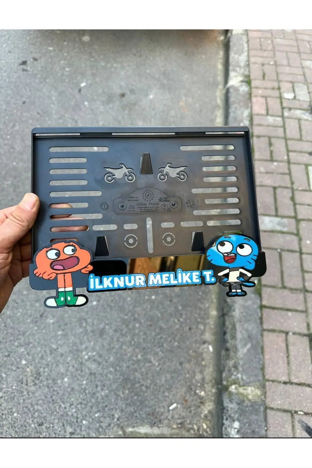 Motorsiklet Pleksi Plakalık