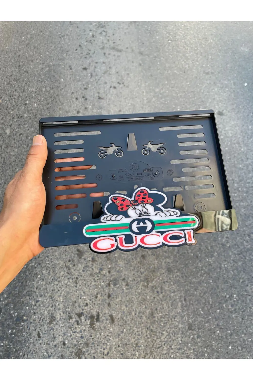 Motorsiklet Pleksi Plakalık