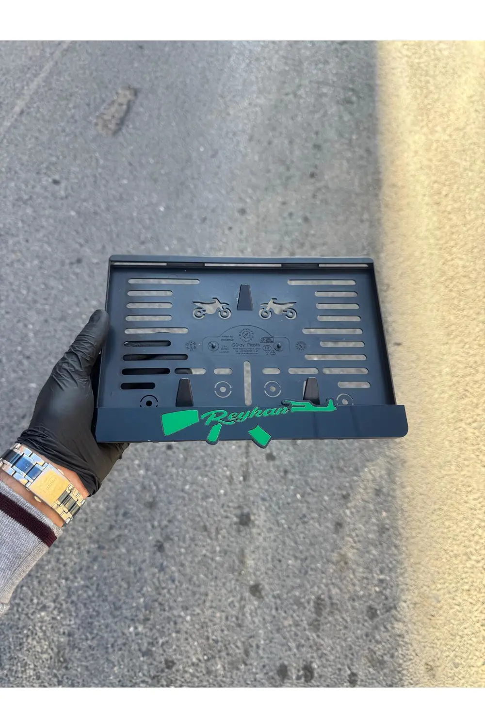 Motorsiklet Pleksi Plakalık