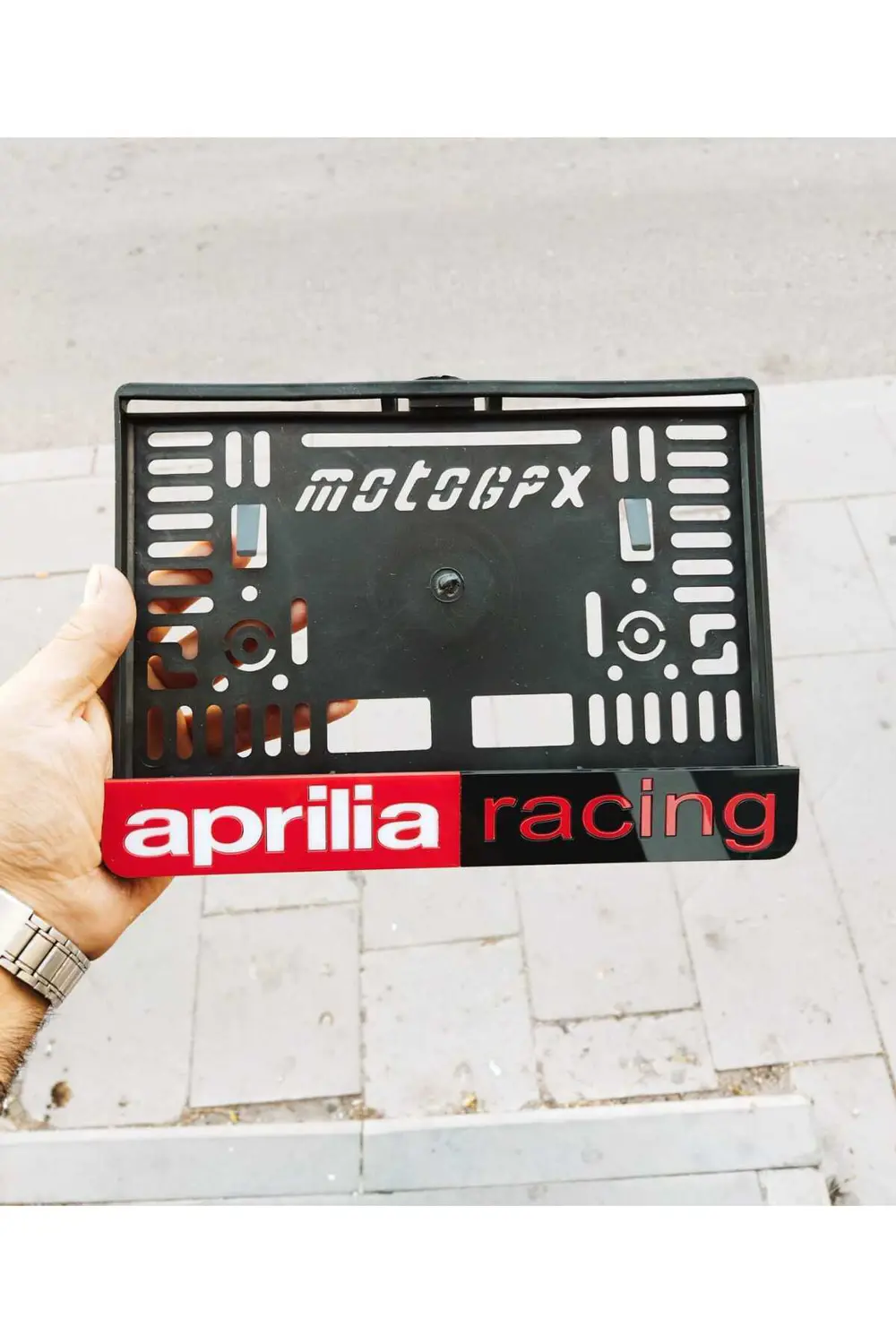 Motorsiklet Uyumlu Plakalık Aprilia Racing Lazer Kesim Pleksi|kiş